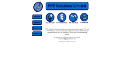 Desktop Screenshot of pppsolutions.com